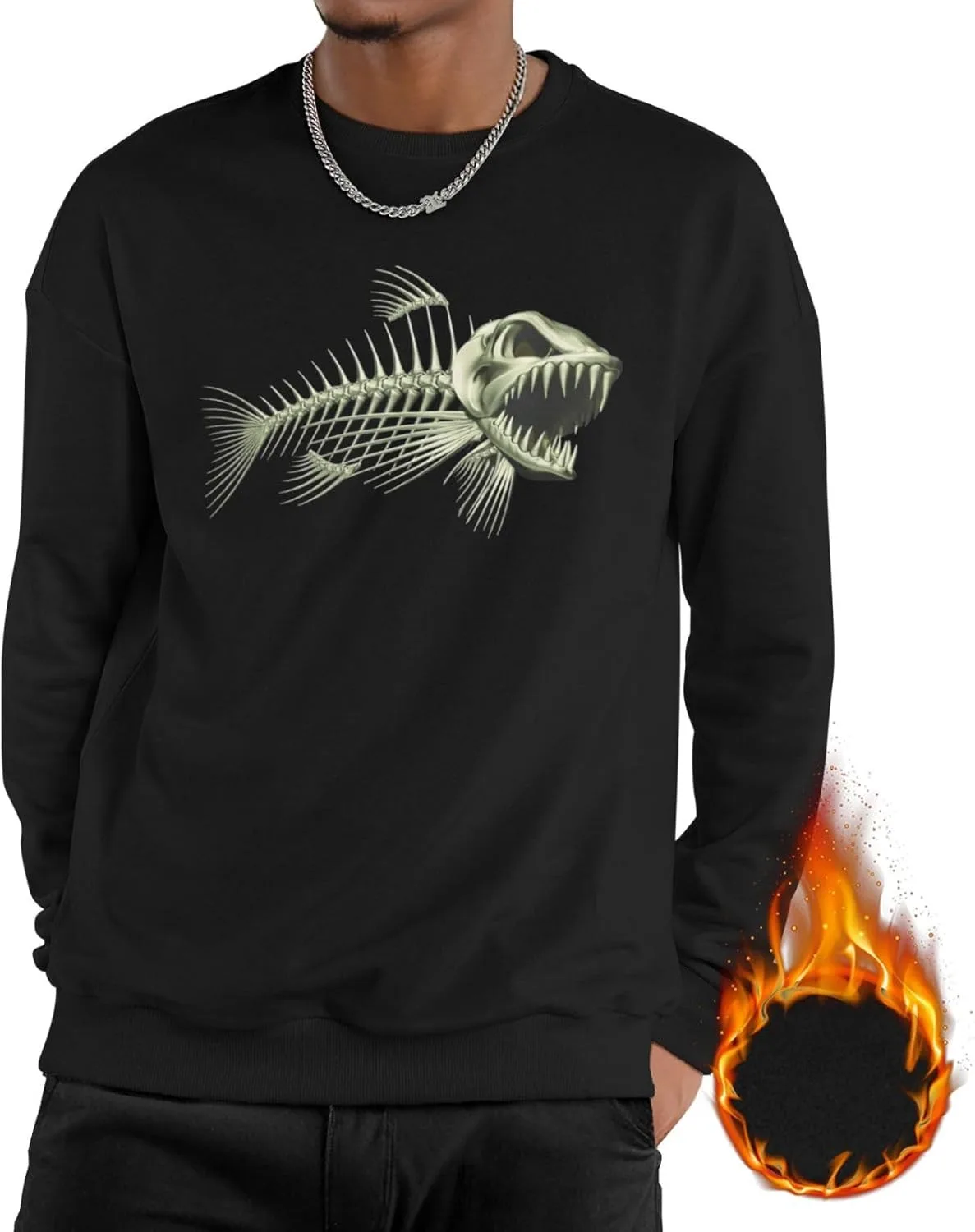 

Толстовка Bone Fish Casual Pullover Crew-Neck ITPHOYS