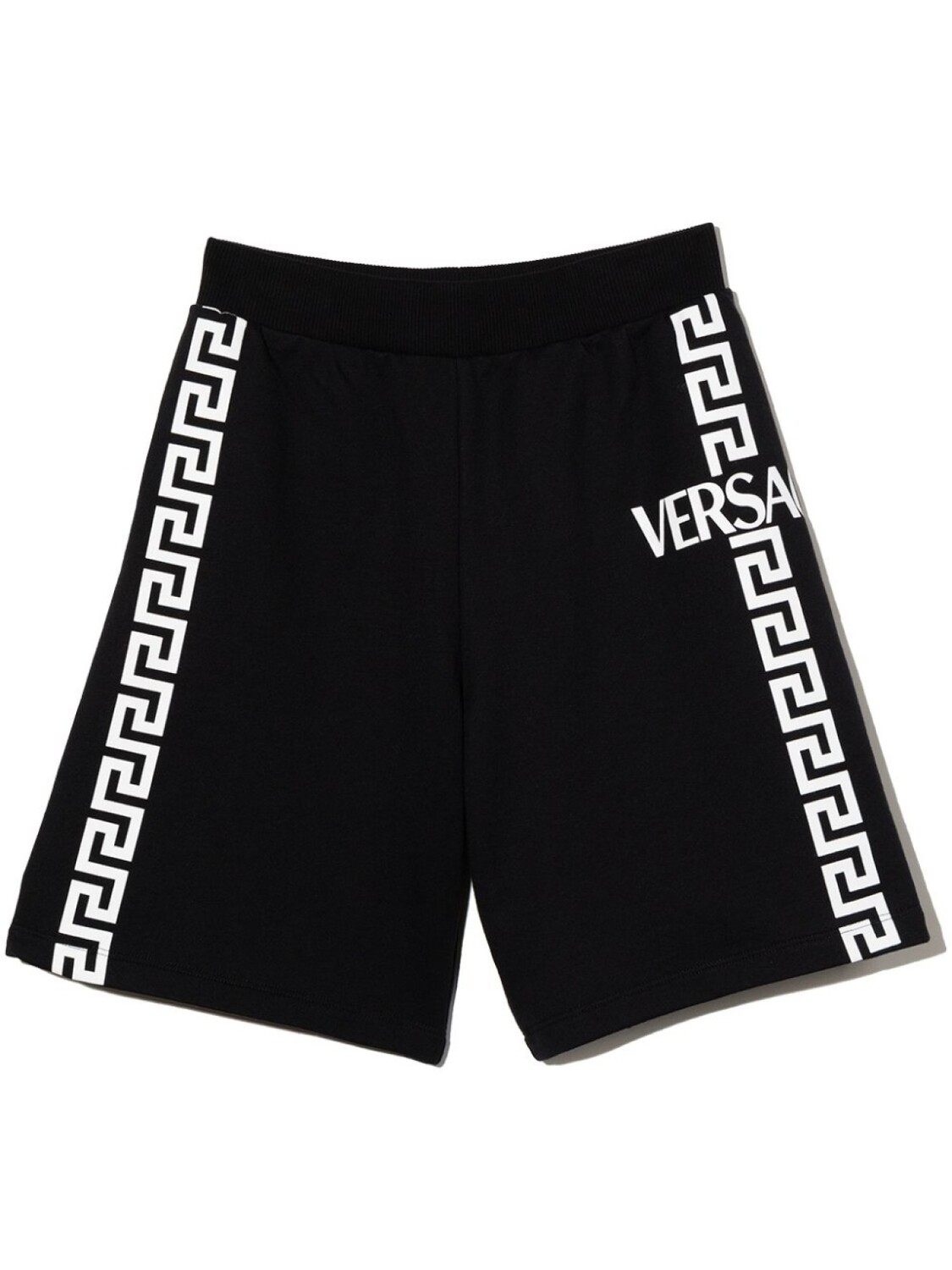 

Versace Kids спортивные шорты с принтом Greca, черный