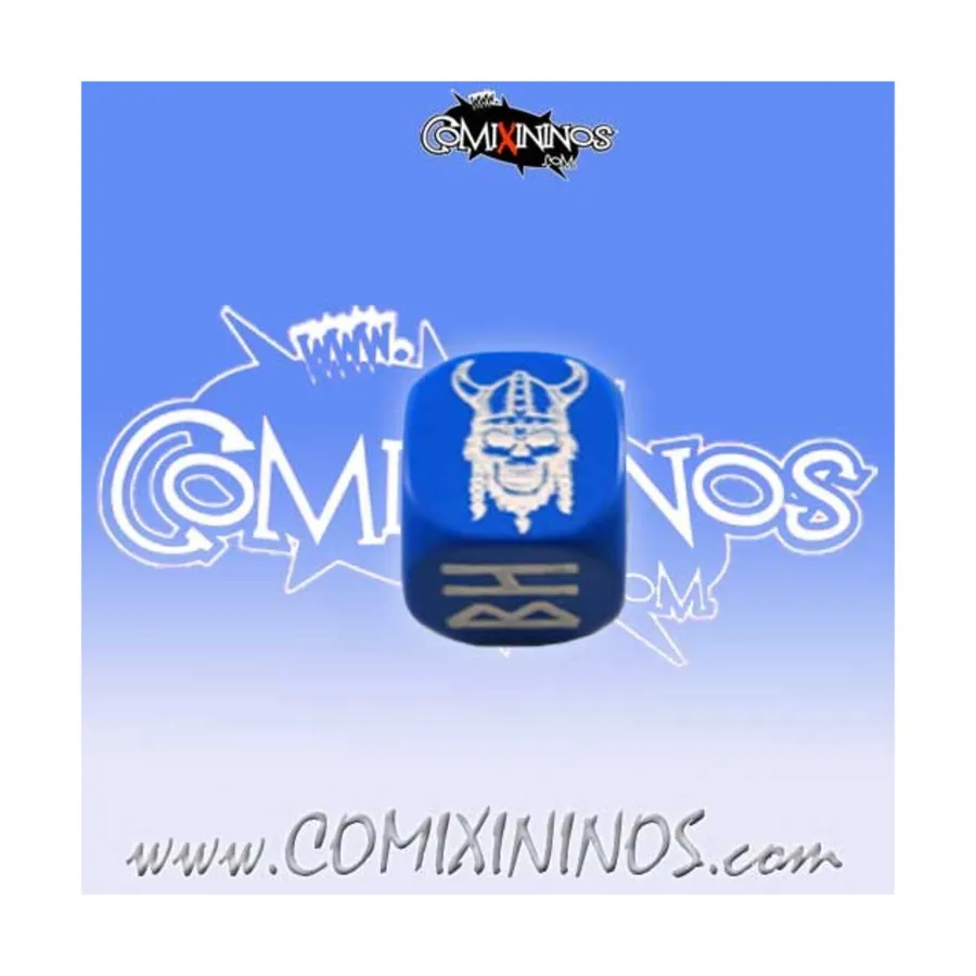 

Набор «Травма d6» — Синий Норвежский (2), Fantasy Football Miniatures - Dice Sets