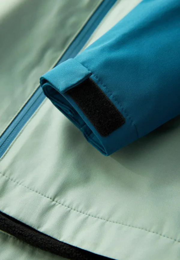 Водонепроницаемая куртка стандартного кроя Next, Blue Green Colour Block — фото 3