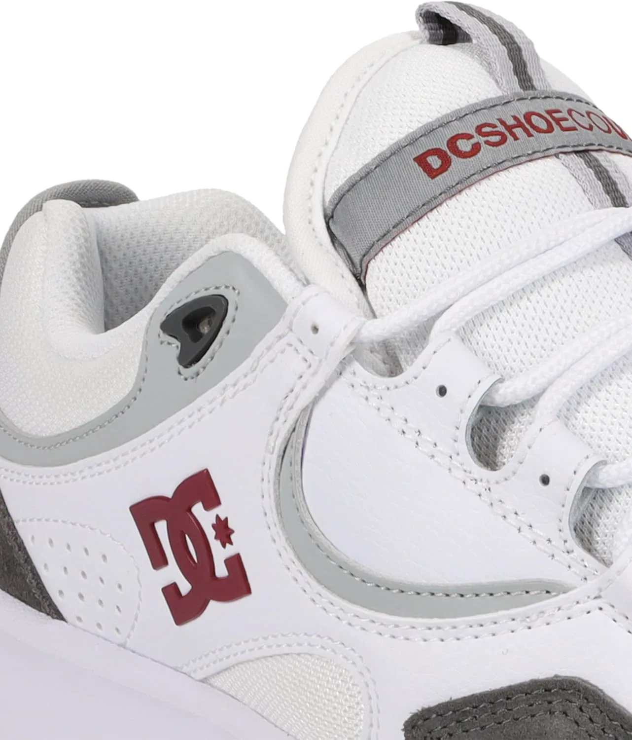 Мужские кеды DC Shoes Kalynx Zero, белый/красный/серый — фото 2