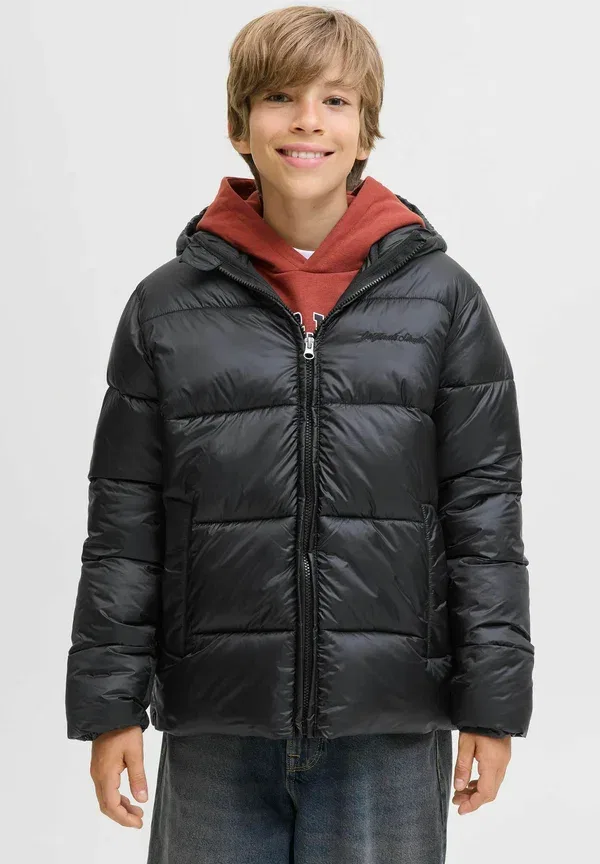 Куртка зимняя Jack & Jones Junior, черный — фото 2