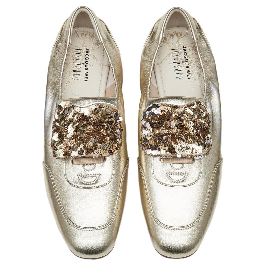 Повседневные туфли на каблуке 1,5 см Women's Gold Joypeace — фото 3