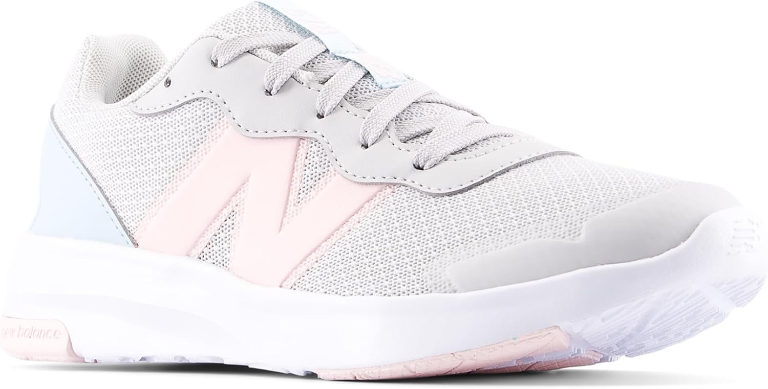 Детские кроссовки New Balance Dynasoft 578 V1 на шнуровке (унисекс), розовый/серый — фото 3