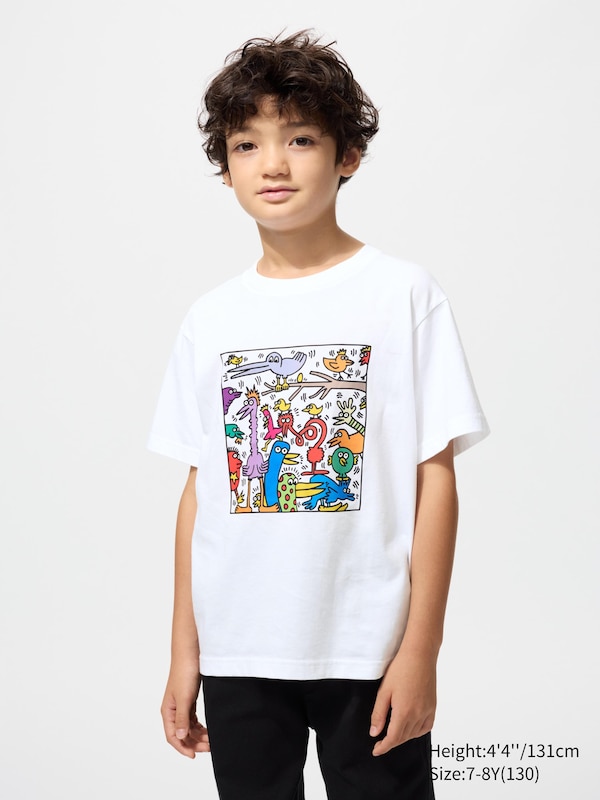 Футболка UT NY Pop Art (Keith Haring) Uniqlo, 00 white — фото 2