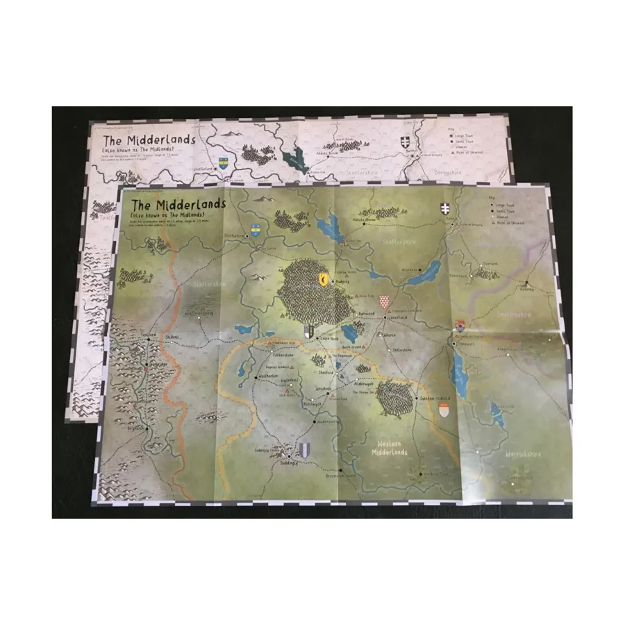 

Карта Миддерлендса, Midderlands