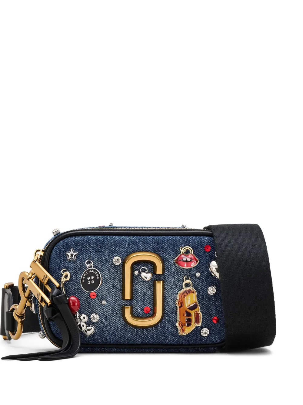 Джинсовая сумка через плечо Snapshot Marc Jacobs, синий