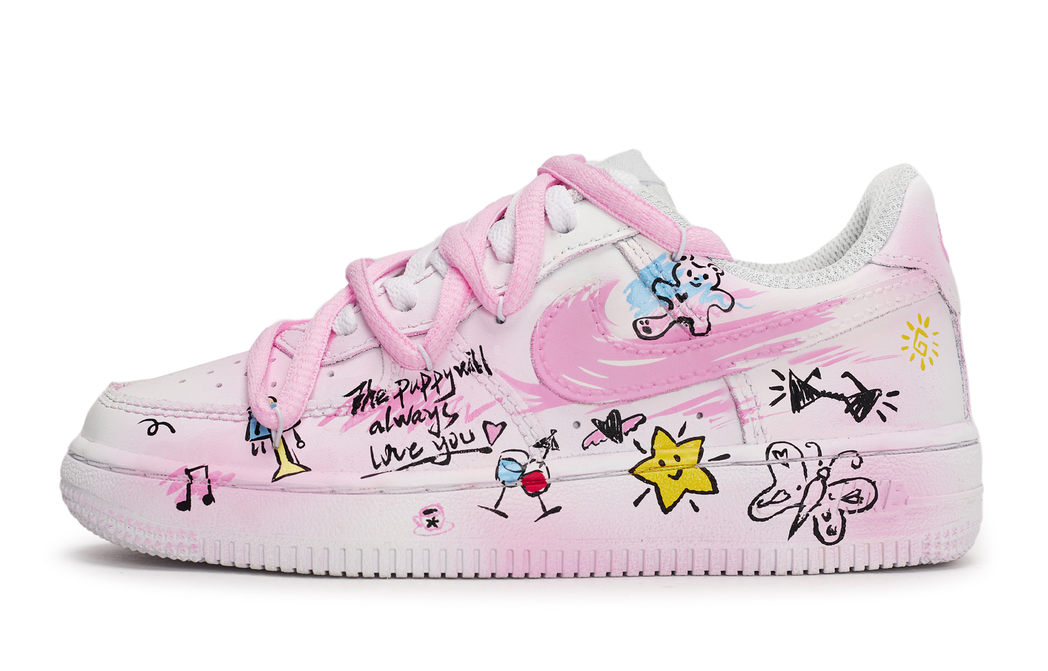 

Детские скейтерские кроссовки Air Force 1 для дошкольников Nike, белый