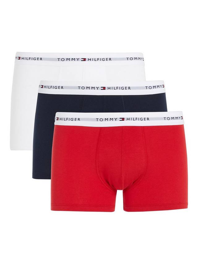 

Незаменимые плавки с логотипом на поясе Tommy Hilfiger, цвет Desert Sky/White/Red