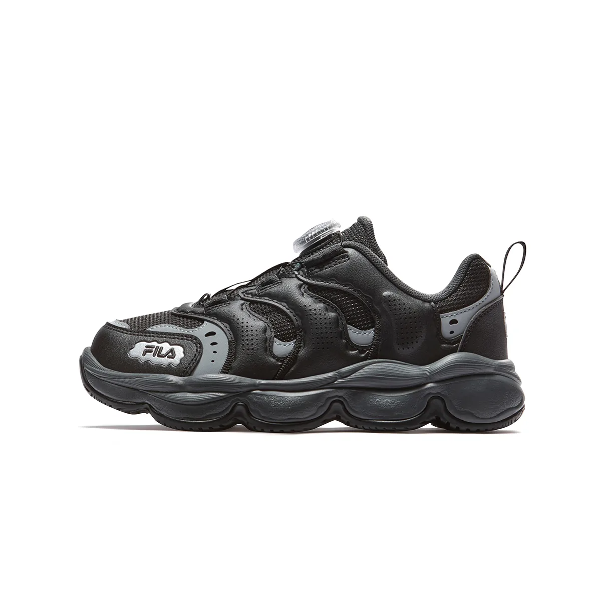 Heritage FHT повседневная обувь unisex FILA KIDS, F-BW Black/Wind Direction Indicator Gray