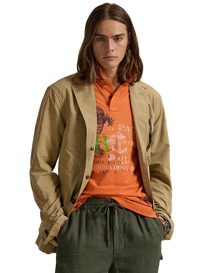 

Куртка из твила Polo Ralph Lauren, коричневый/бежевый