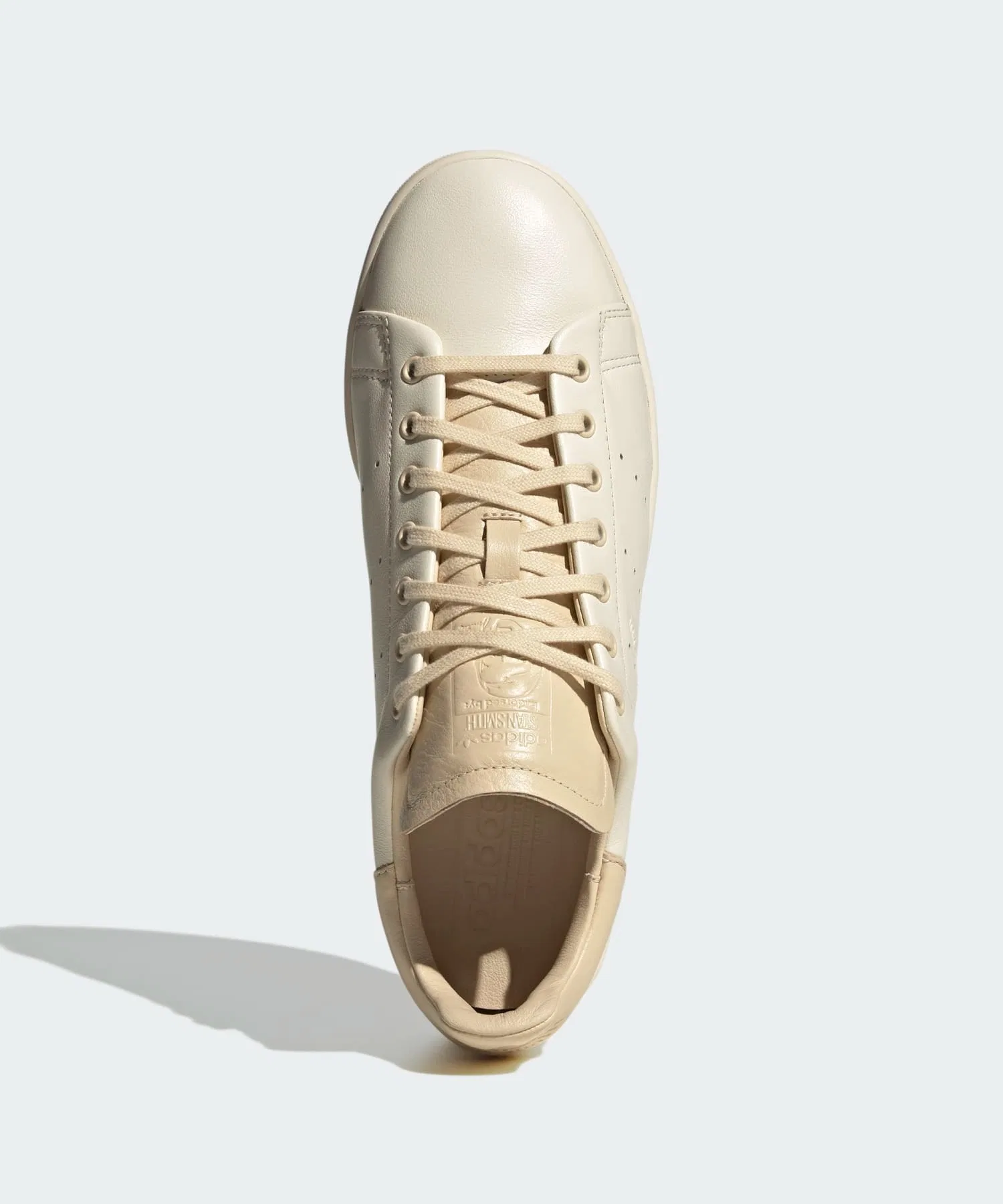 Унисекс кроссовки Stan Smith Lux adidas чёрные с белым — фото 2