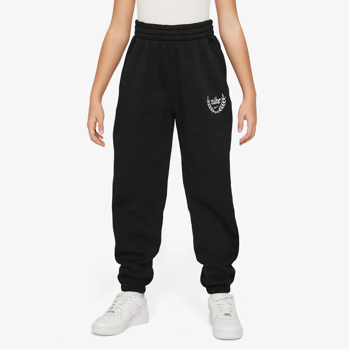 

Флисовые брюки для девочек Nike Sportswear Club, черный