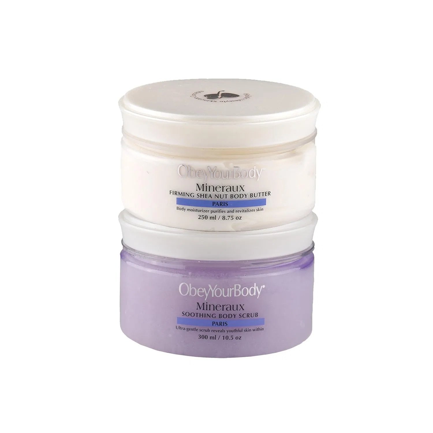 Набор для ухода за телом «Shea Body Butter and Body Scrub Paris» от Obey Your Body Obey Your Body
