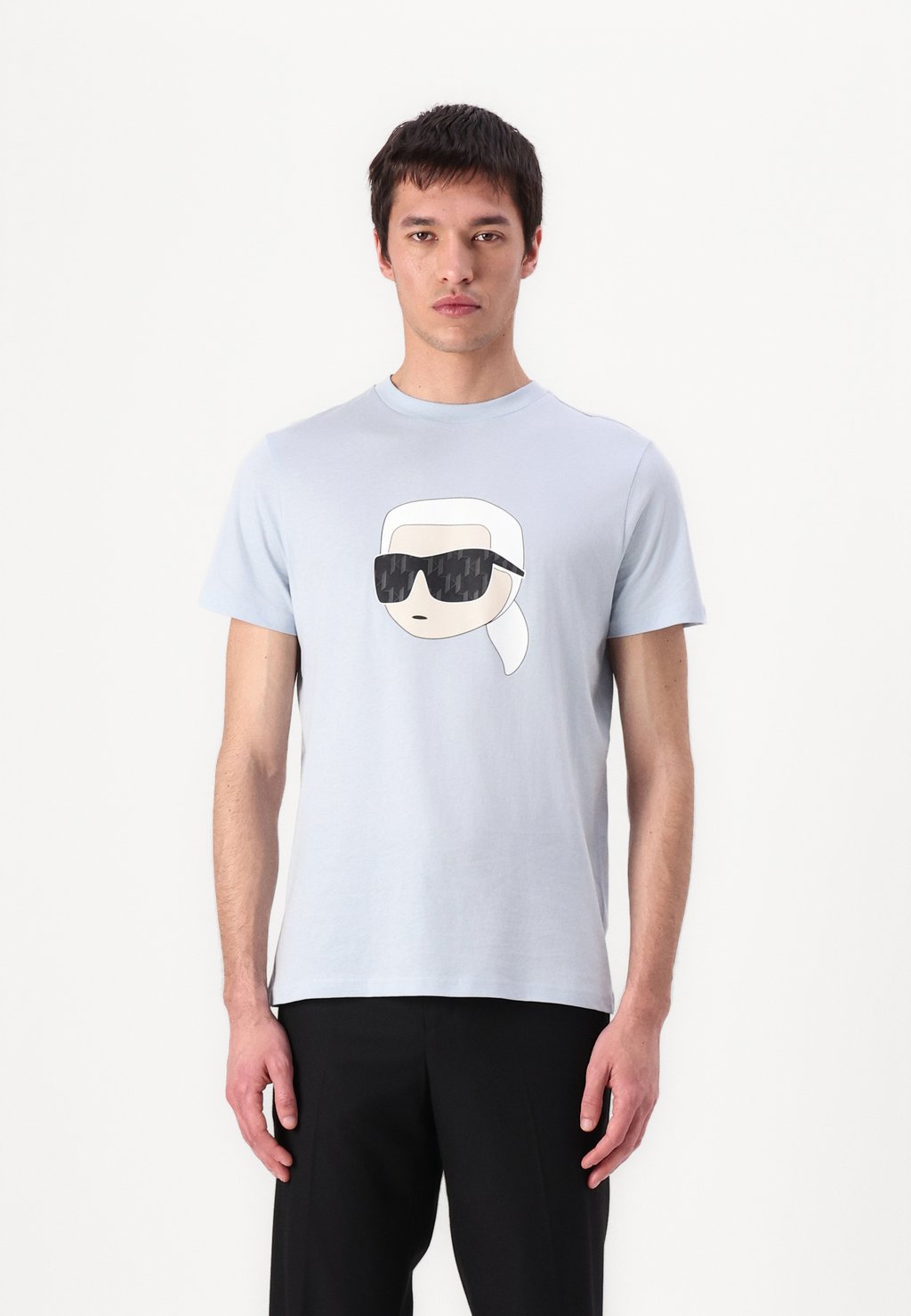 

Футболка с принтом CREW NECK KARL LAGERFELD, синий