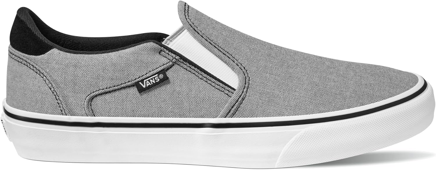 

Vans Asher Deluxe Slip-on для мужчин | Удобные кроссовки для стиля, прогулок и повседневной носки, Summer Canvas Black