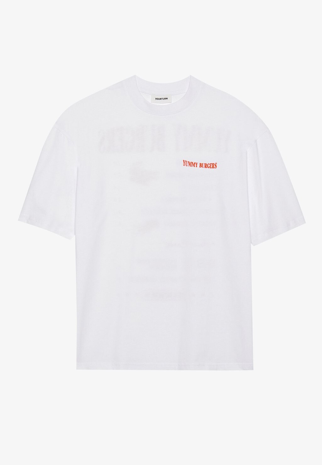 

Футболка с принтом UNISEX YOURTURN, белый