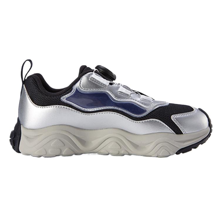 FILA KIDS BOA противоскользящие износостойкие низкие детские уличные кроссовки Legend Blue Deep Burgundy Kids — фото 2
