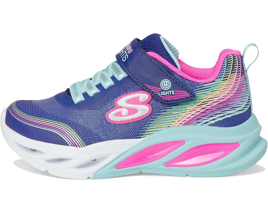 Кроссовки SKECHERS KIDS Cosmic Glow - Rainbow Beam 303709l, цвет Navy/Multi — фото 4