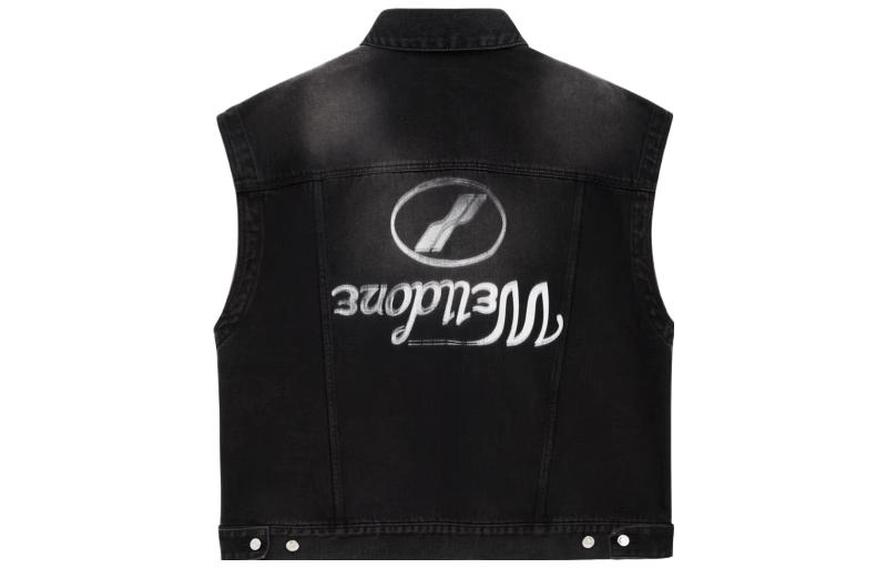 

Футболка майка унисекс черная FW22 WE11DONE