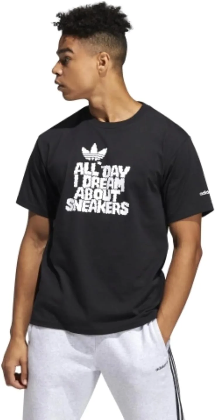 

Футболка Adidas All Day I Dream с коротким рукавом, черно-белая