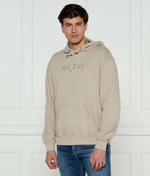 

Футболка Guess Jeans Finch Regular Fit, бежевый