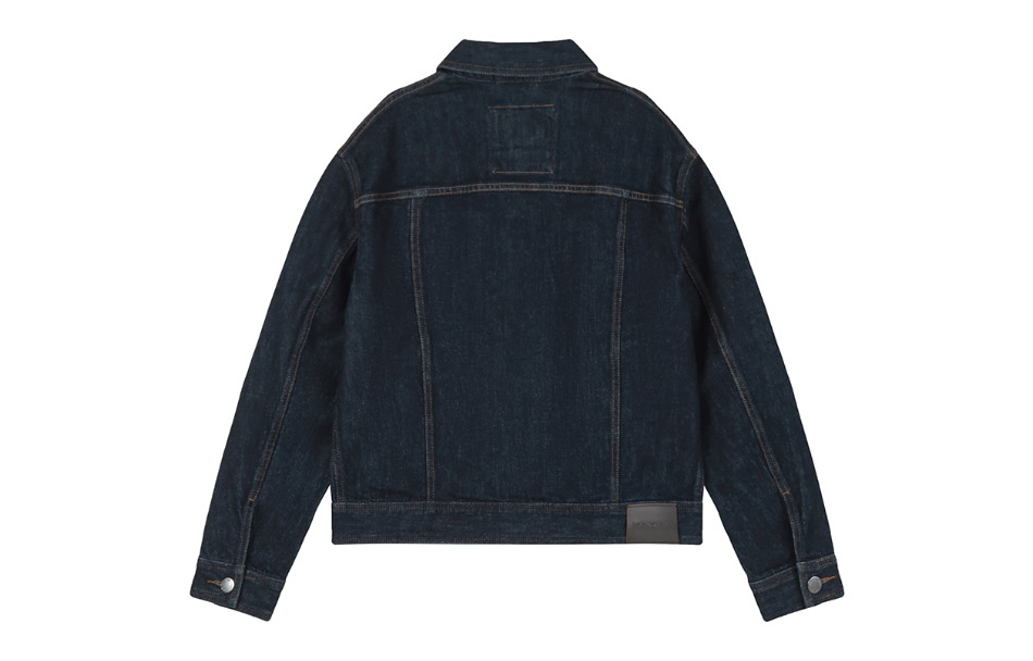 EMPORIO ARMANI Стираная джимновая куртка, Dark Denim Blue — фото 4