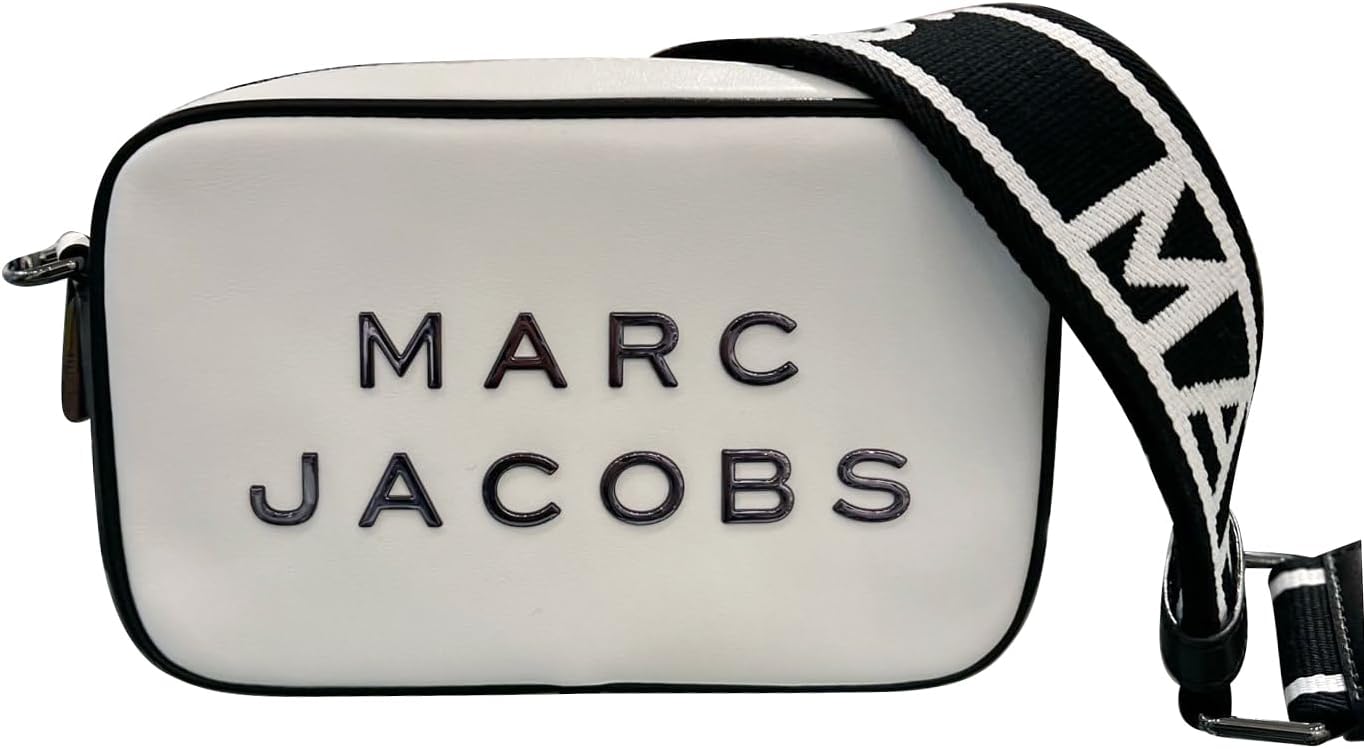 

Кожаная сумка через плечо Marc Jacobs Flash, черный/белый