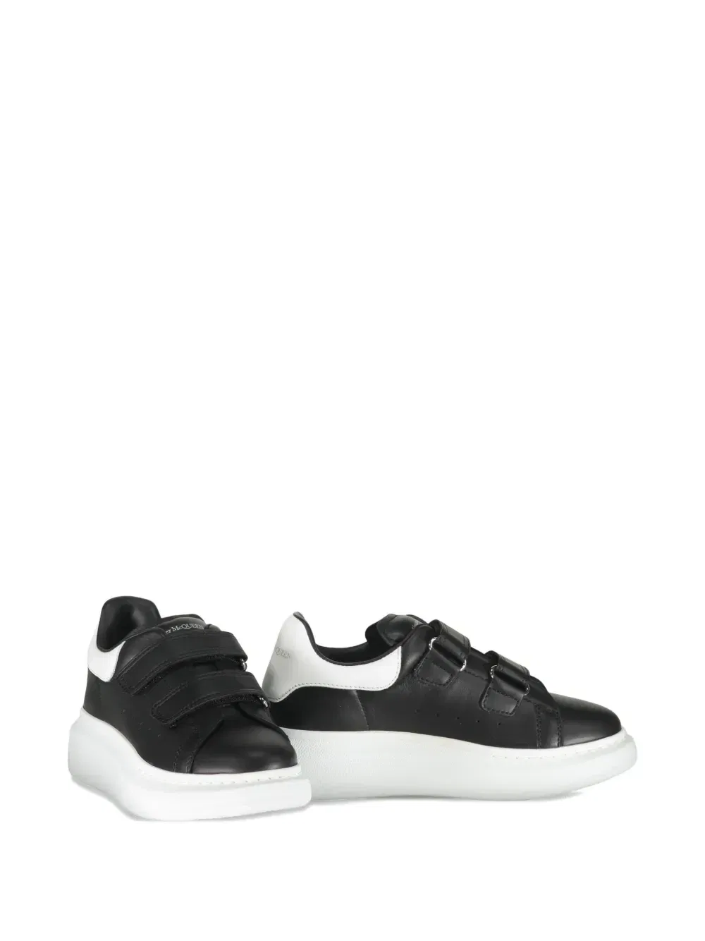 Кроссовки с контактной застежкой Alexander Mcqueen Kids, черный