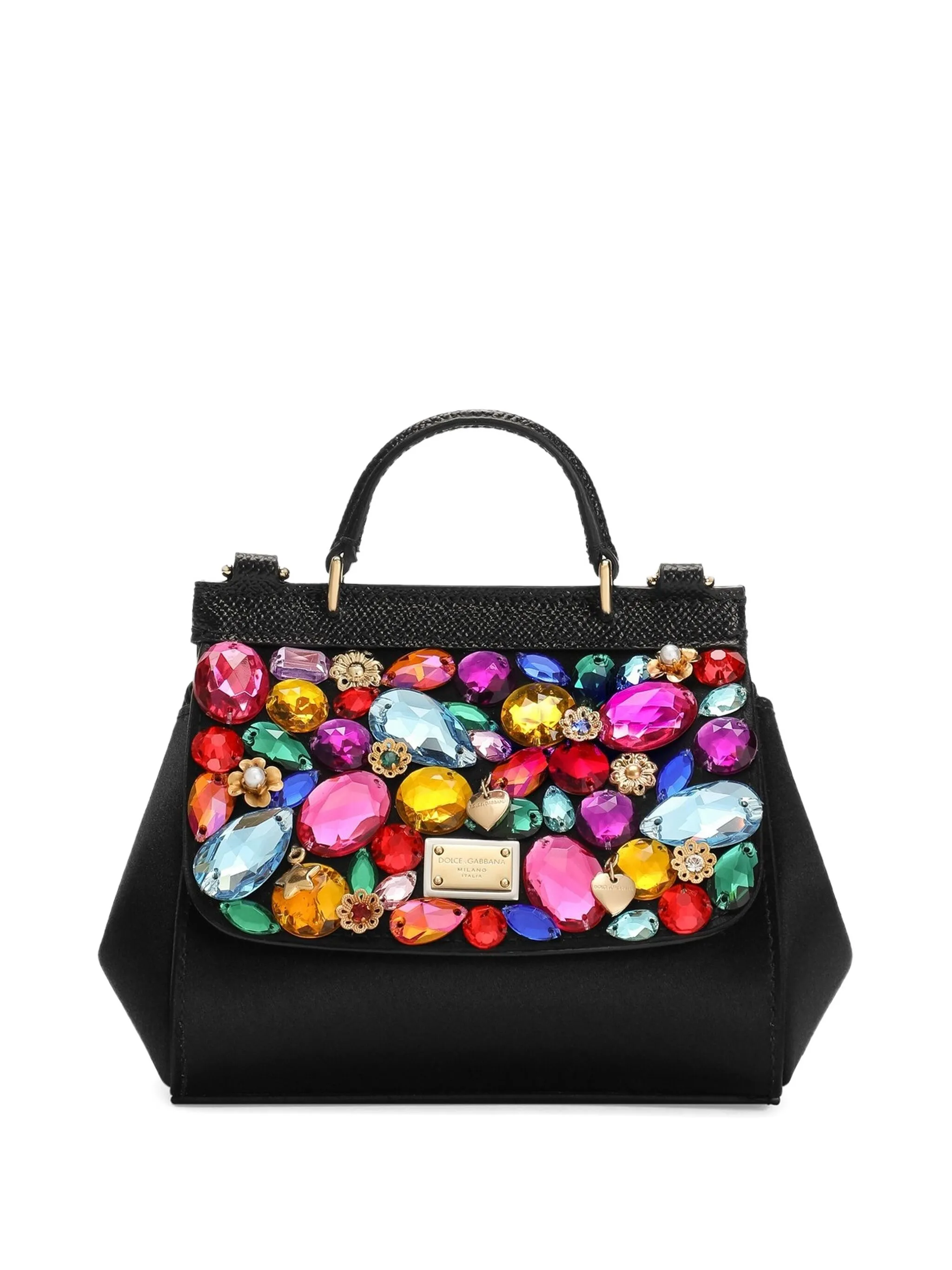 

Декорированная сумка-тоут Dolce & Gabbana Kids, черный