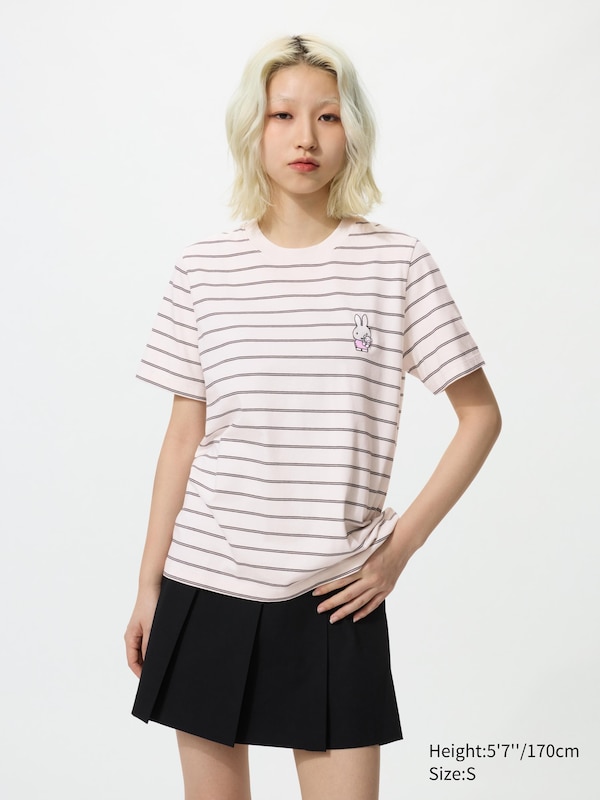Футболка UT Miffy in Bloom Uniqlo, 01 off white — фото 2