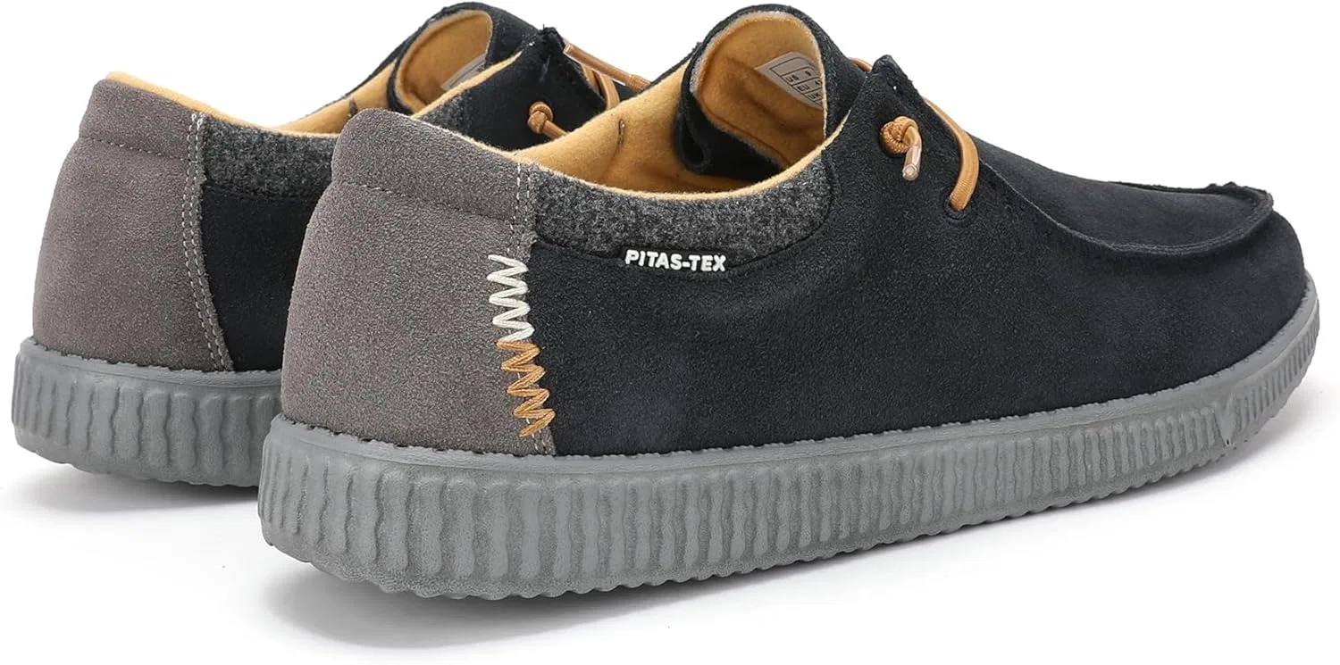 PITAS WP150 SAM, зимние туфли для мужчин, повседневные туфли для мужчин, городские туфли, повседневные кроссовки, повседневная обувь, обувь без шнурков, обувь Walkinpitas, Navy — фото 3