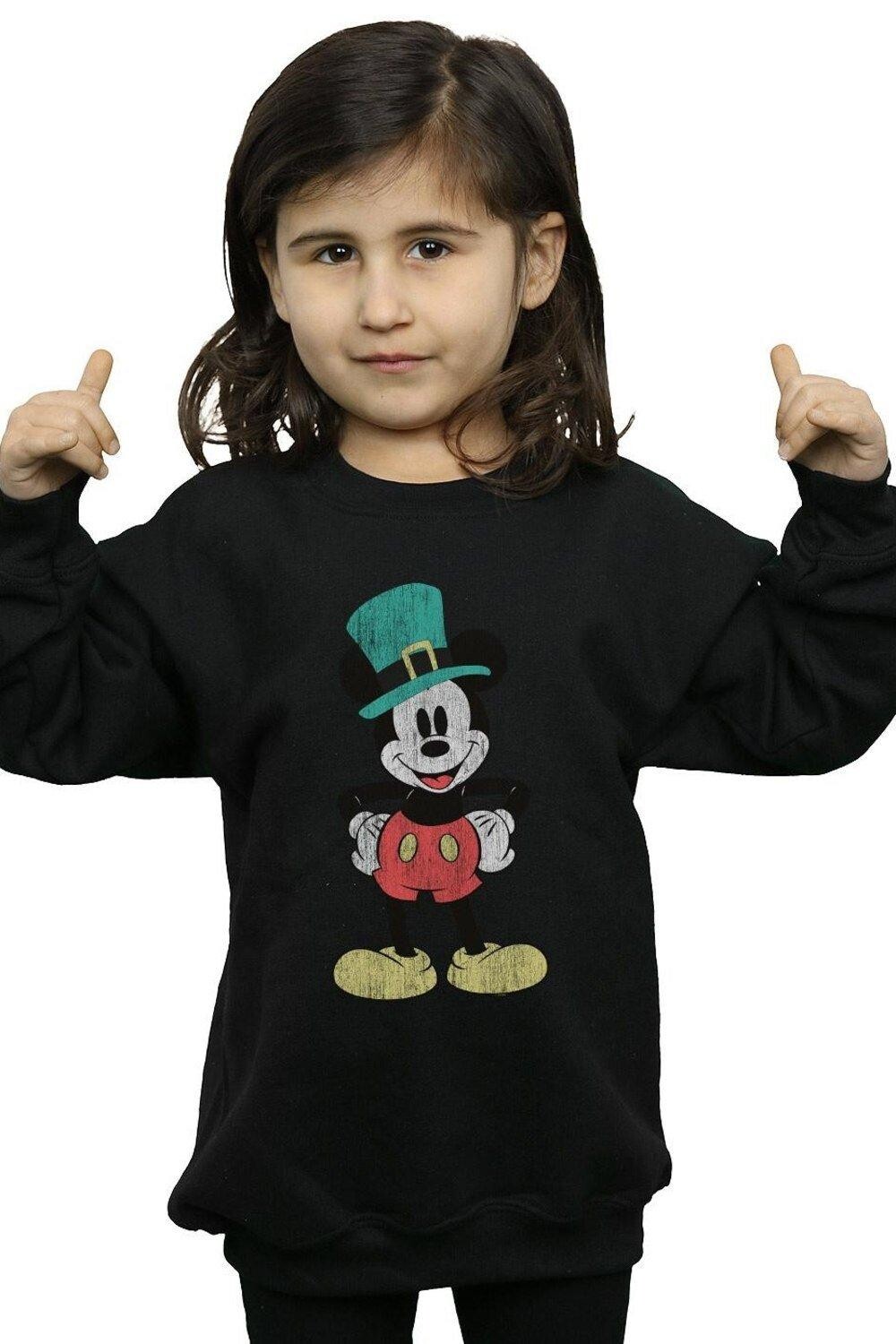 

Толстовка с шляпой Лепрекона с Микки Маусом Disney, черный