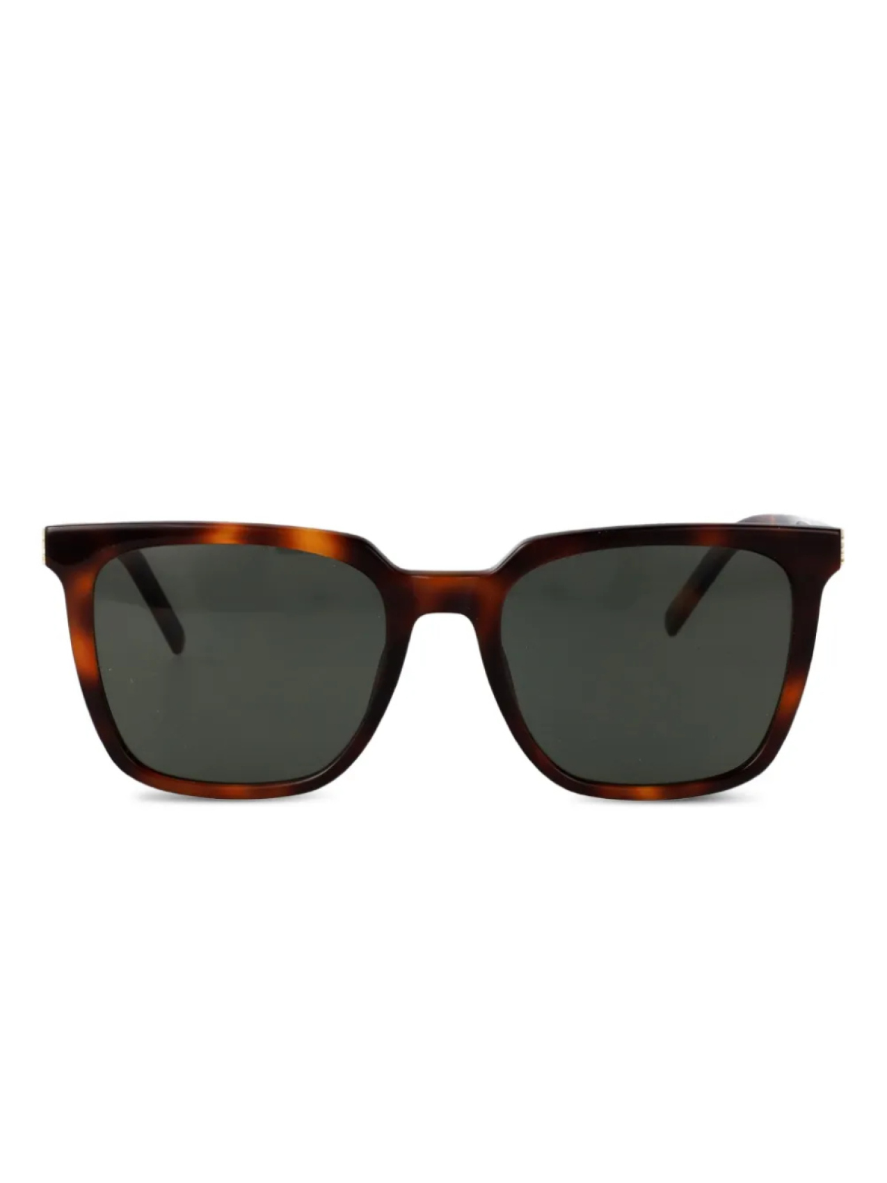 

Saint Laurent Eyewear tortoiseshell-effect солнцезащитные очки, коричневый