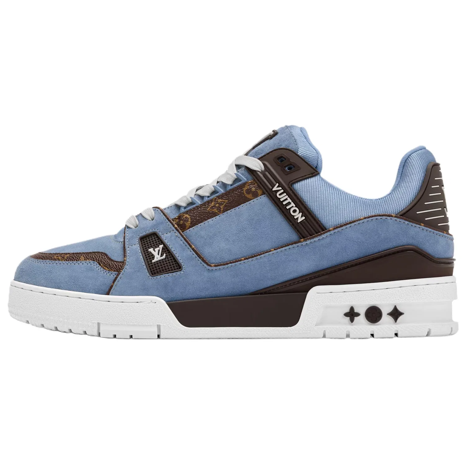 Кроссовки для скейтбординга LOUIS VUITTON Sea Blue