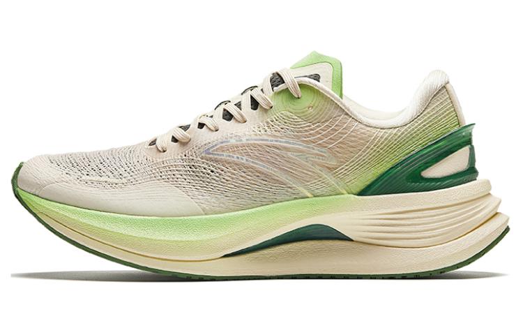 

Антиударные износостойкие низкие кроссовки для бега мужские бело-зеленые Anta