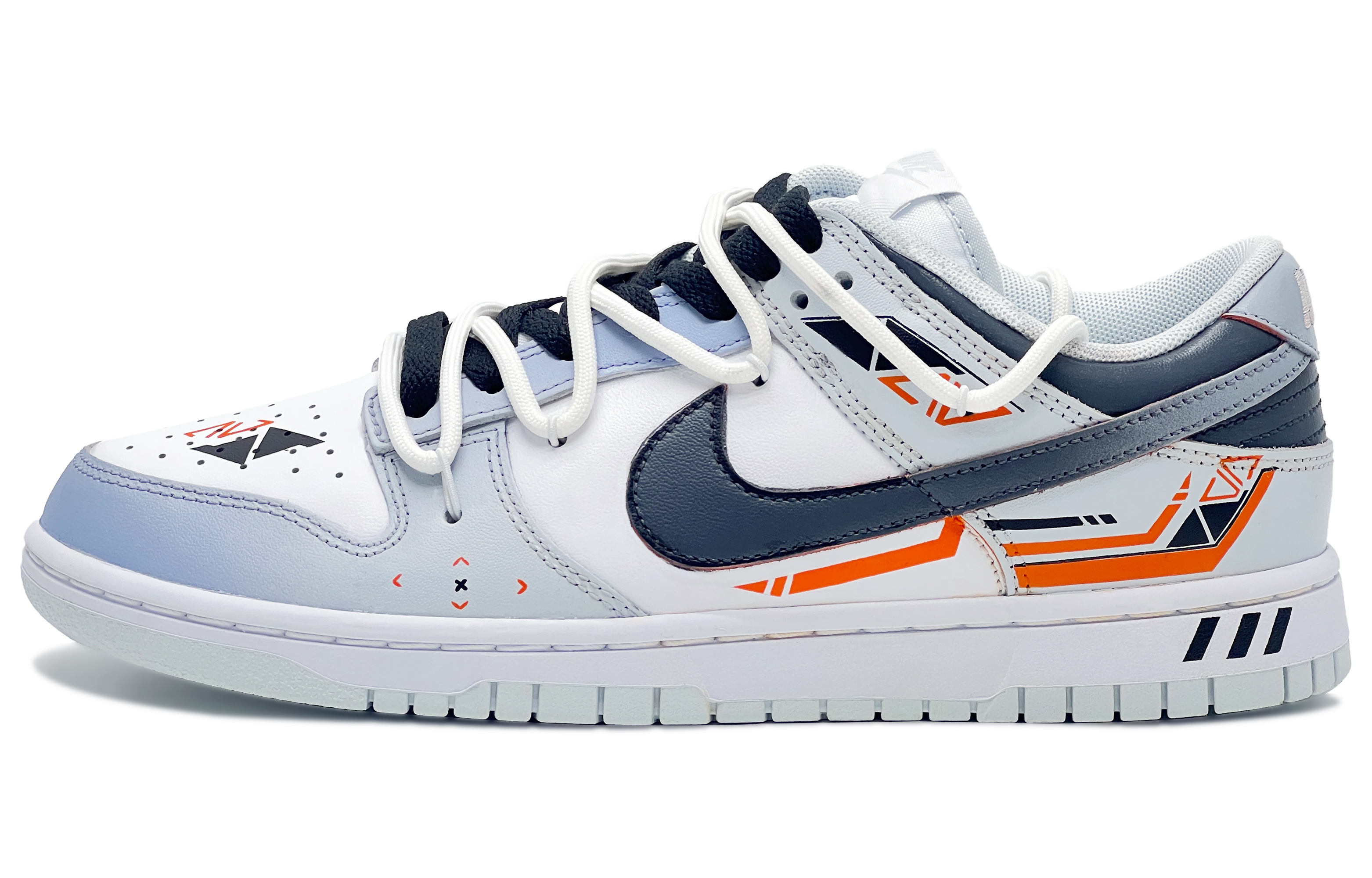 

Кроссовки Nike Dunk Skateboarding Shoes Unisex Low-top White/orange, белый