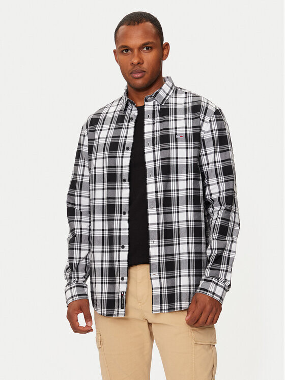 

Рубашка стандартного кроя Tommy Jeans, серый