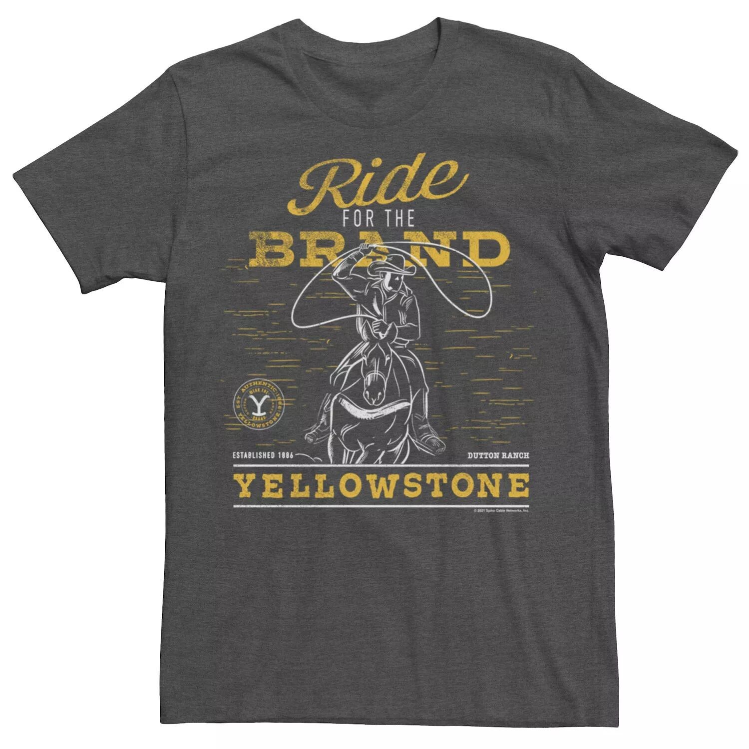 

Мужская футболка Yellowstone Ride For The Brand Licensed Character
