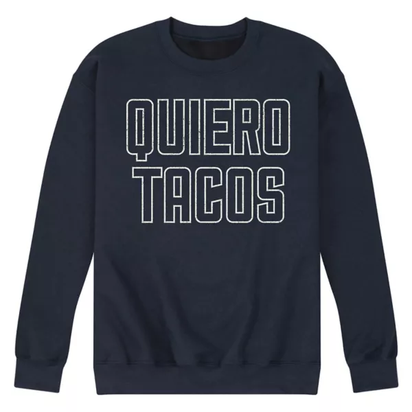 

Мужская флисовая толстовка quiero tacos Licensed Character, синий