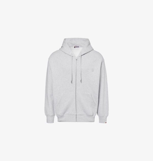 

Толстовка Brand-Plaque прямого кроя из хлопковой смеси A Bathing Ape, серый