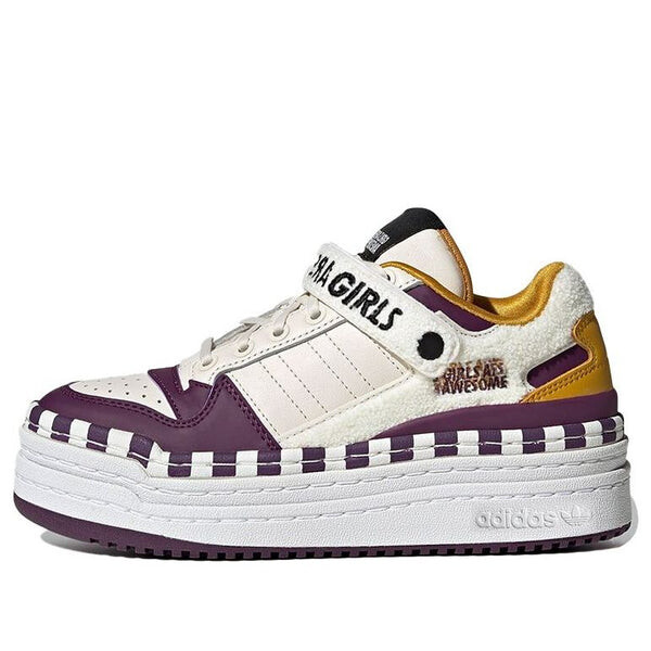 Кроссовки для девочек потрясающие x triple platforum low Adidas, белый