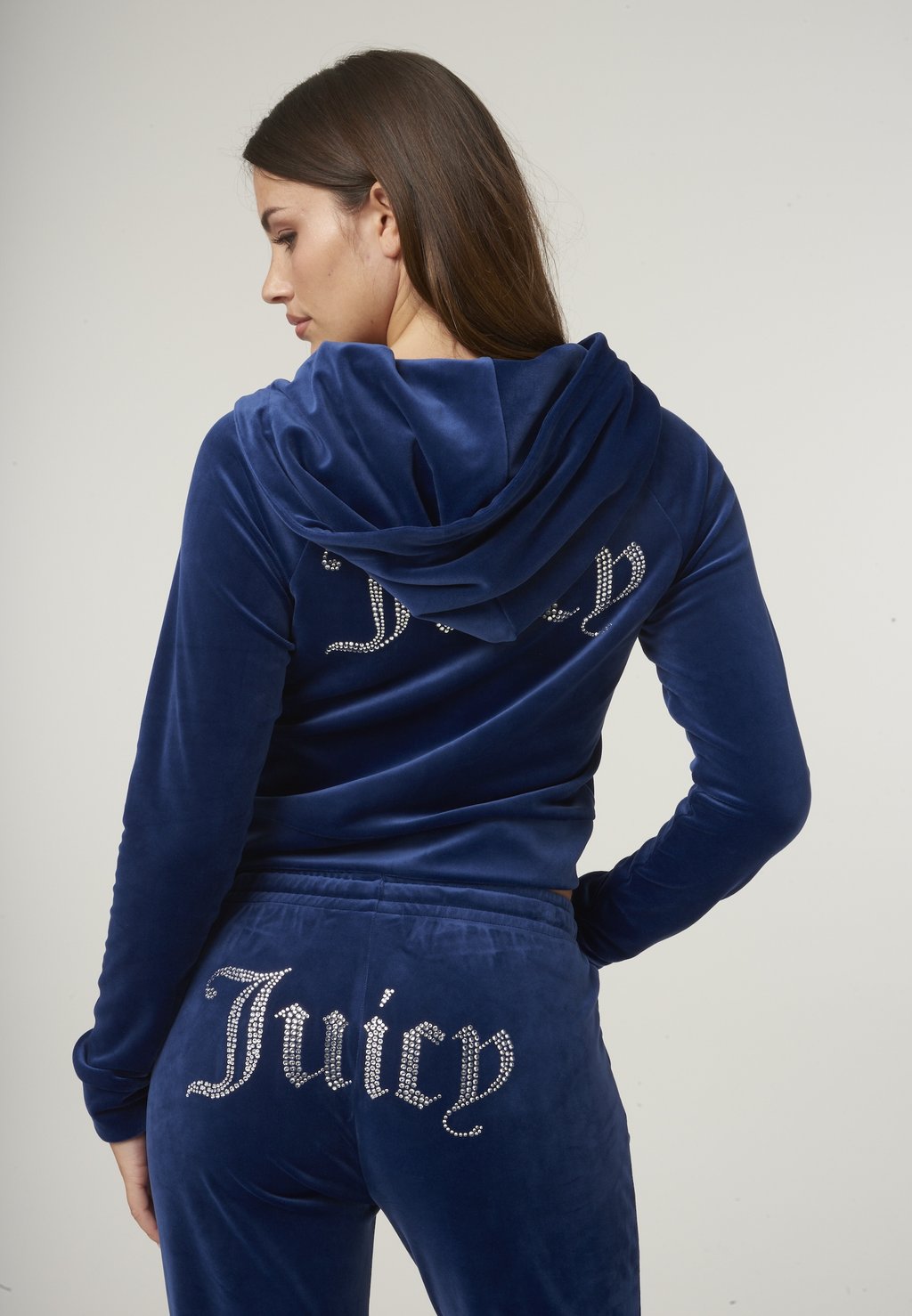 

Толстовка на молнии HOODIE Juicy Couture, светло-голубой