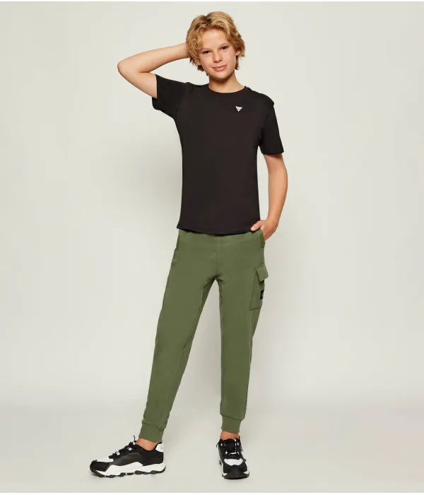 Спортивные штаны Relaxed fit Calvin Klein Jeans, зеленый — фото 2