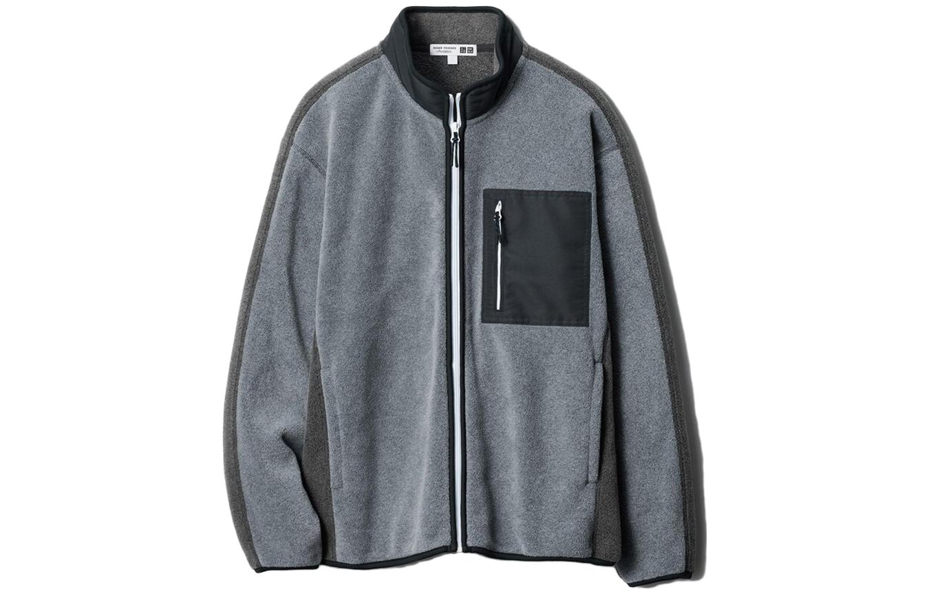 UNIQLO Куртка Jw Anderson X Jw Anderson Co Branded Series мужская тёмно-серая, Dark Gray — фото 3
