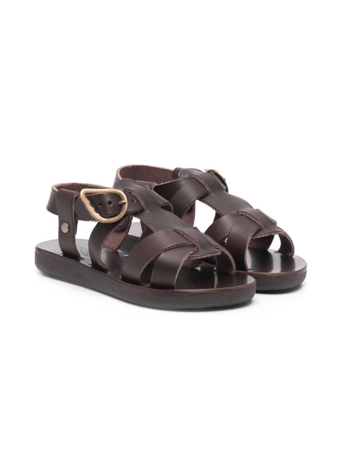 

Ancient Greek Sandals сандалии Leonidas с открытым носком, коричневый