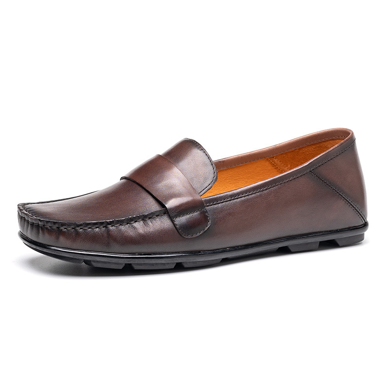 

SENJIALUO Мужские повседневные кроссовки Low top черно-коричневые, цвет Coffee
