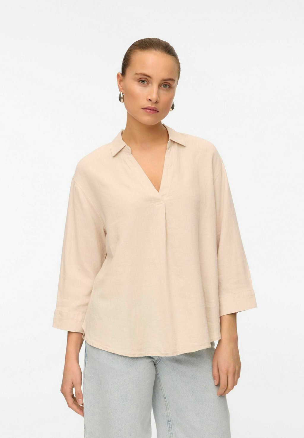 

Блуза VMLINN 3/4 NOOS Vero Moda, кремовый