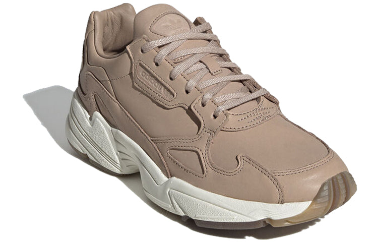Кроссовки (WMNS) adidas Falcon Leather 'Ash Pearl', коричневый — фото 2