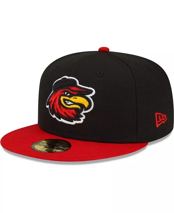 

Мужская черная приталенная шляпа Rochester Red Wings Home Authentic Collection 59FIFTY New Era